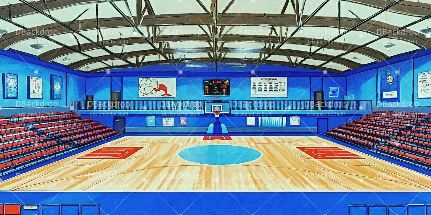Theater Backdrops Indoor Training Facility Large Stage Backdrops CSH511-T70