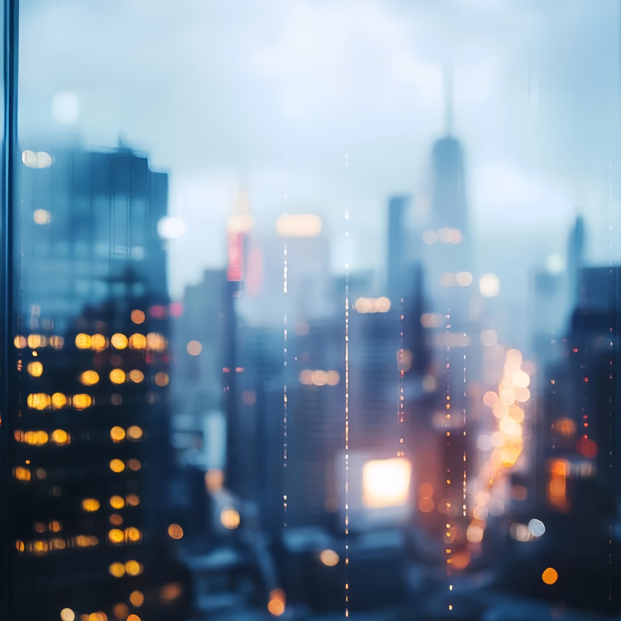 Headshot Photo Backdrop Urban Nightfall Bokeh Backdrop CSH57-12