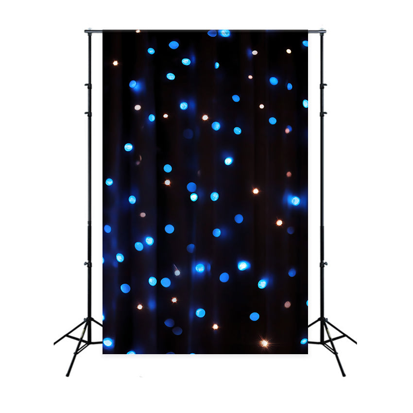Professional Headshot Backdrop Blue Lights Twinkle Backdrop CSH57-16
