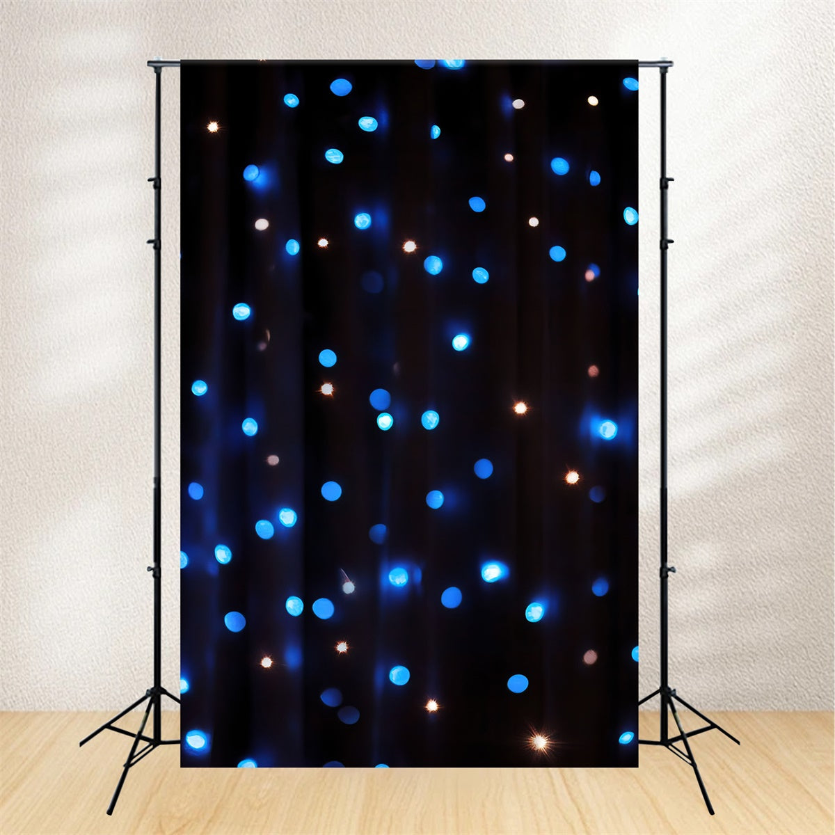 Professional Headshot Backdrop Blue Lights Twinkle Backdrop CSH57-16