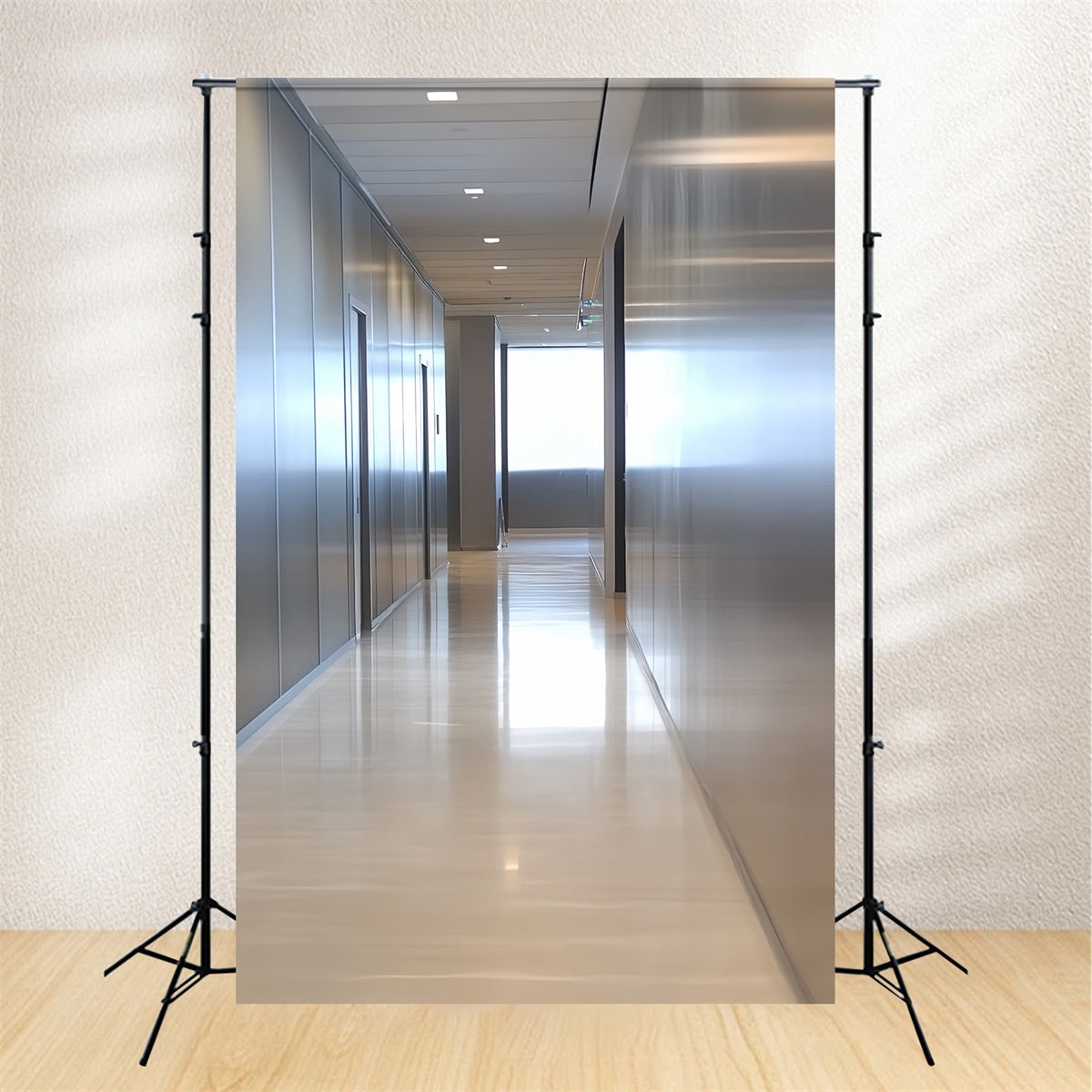Backdrop For Headshots Sleek Office Corridor Backdrop CSH57-17