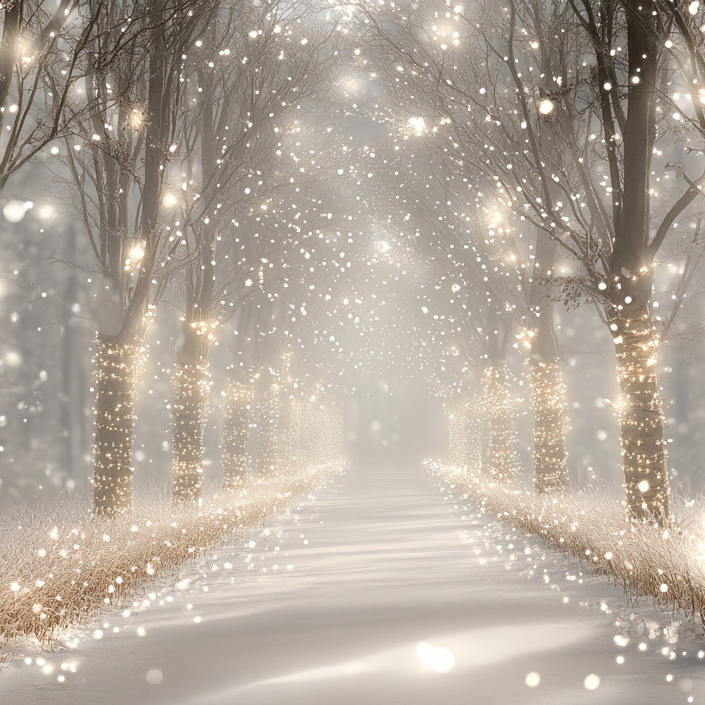 Winter Forest Backdrop Enchanted Winter Grove Backdrop CSH57-226