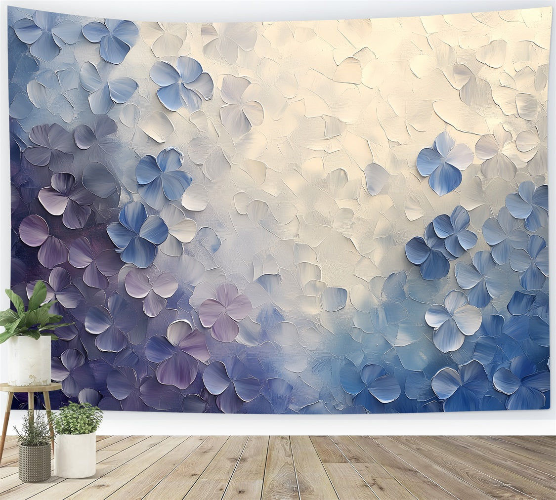 Fine Art Photography Backdrops Blue Whisper Petal Backdrop CSH57-252