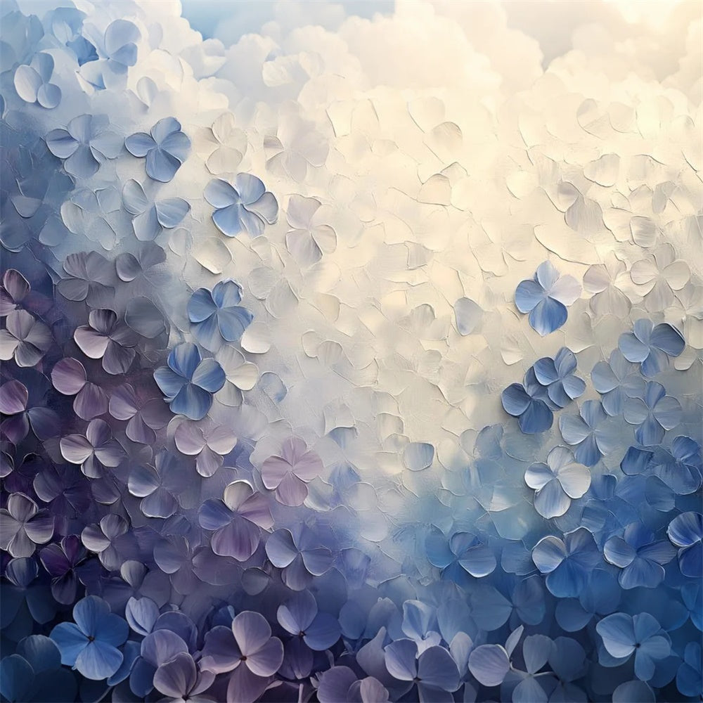 Fine Art Photography Backdrops Blue Whisper Petal Backdrop CSH57-252