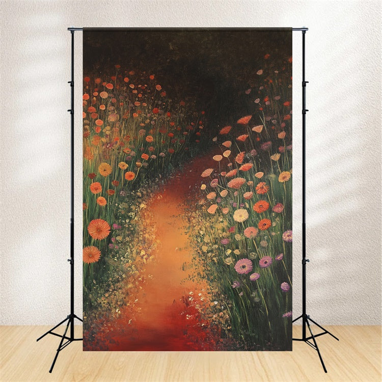 Painting Backdrop Bloom Pathway Reverie Video Backdrop CSH57-262