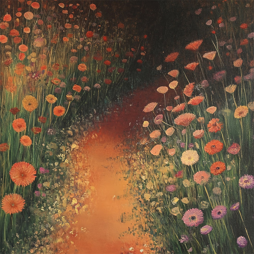 Painting Backdrop Bloom Pathway Reverie Video Backdrop CSH57-262