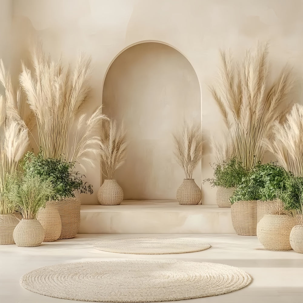 Bohemian Backdrop Natural Harmony Dried Grass Backdrop CSH57-293