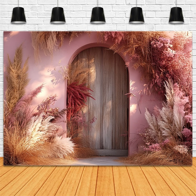 Boho Backdrop Photography Sunset Bloom Arch Backdrop CSH57-301