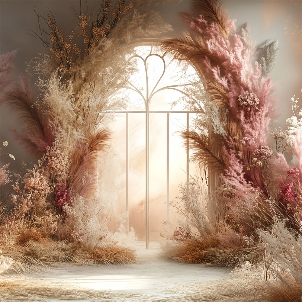 Bohemian Photo Backdrop Bloom Arch Enchanted Backdrop CSH57-302