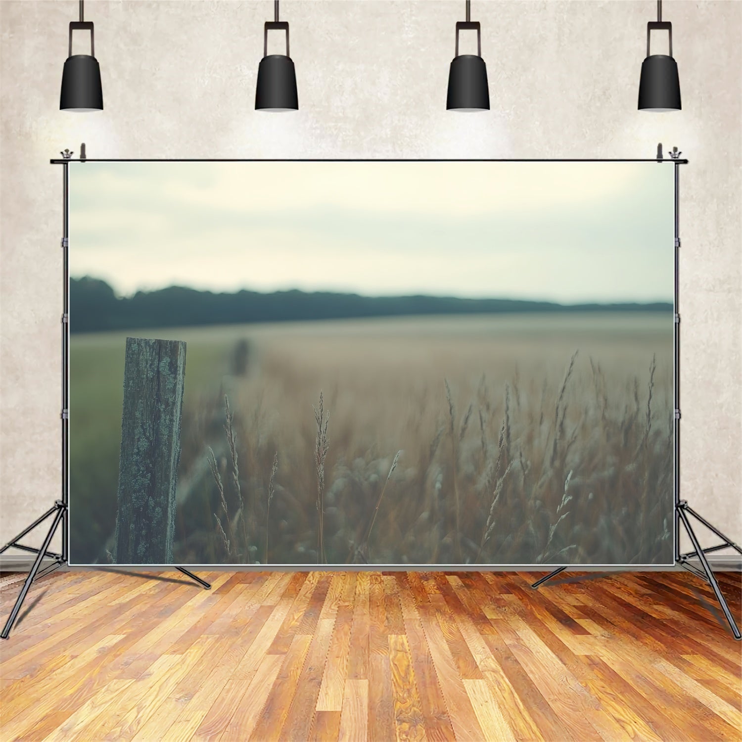 Backdrop For Headshot Rustic Meadow Silence Backdrop CSH57-7
