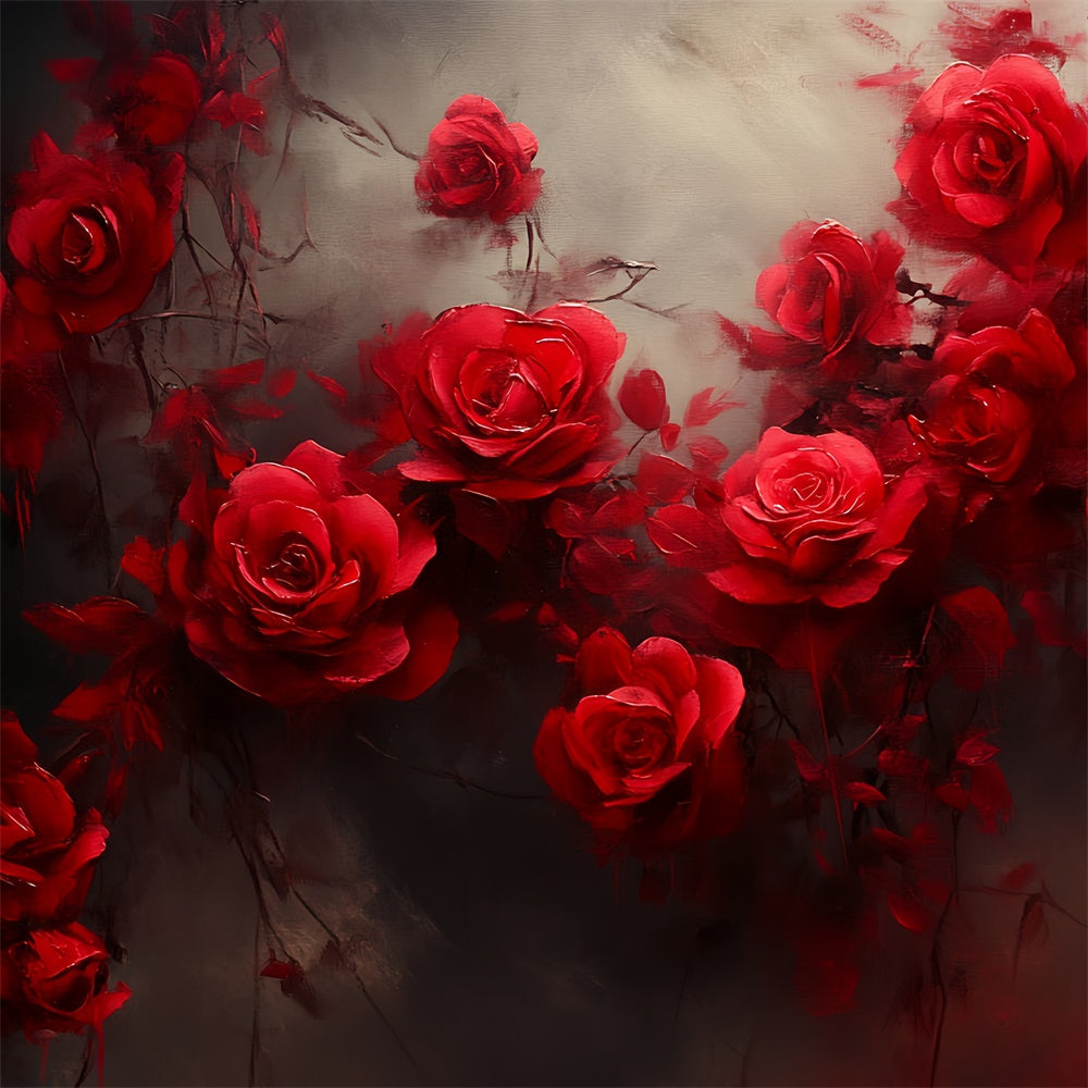 Vintage Photography Backdrop Faded Elegance Floral Backdrop CSH57-87