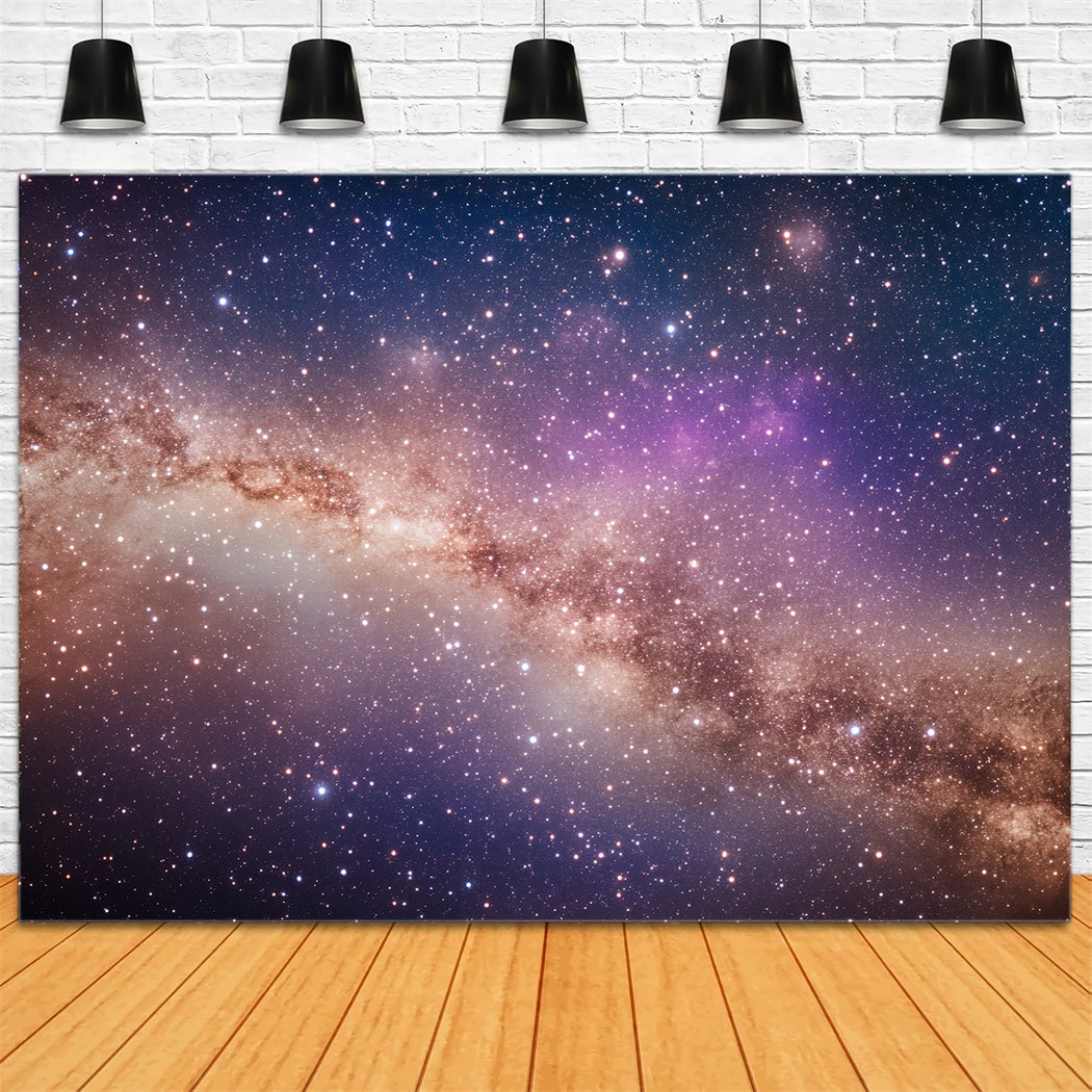 Space Backdrop Galaxy Star River Glow Abstract Backdrops CSH58-161