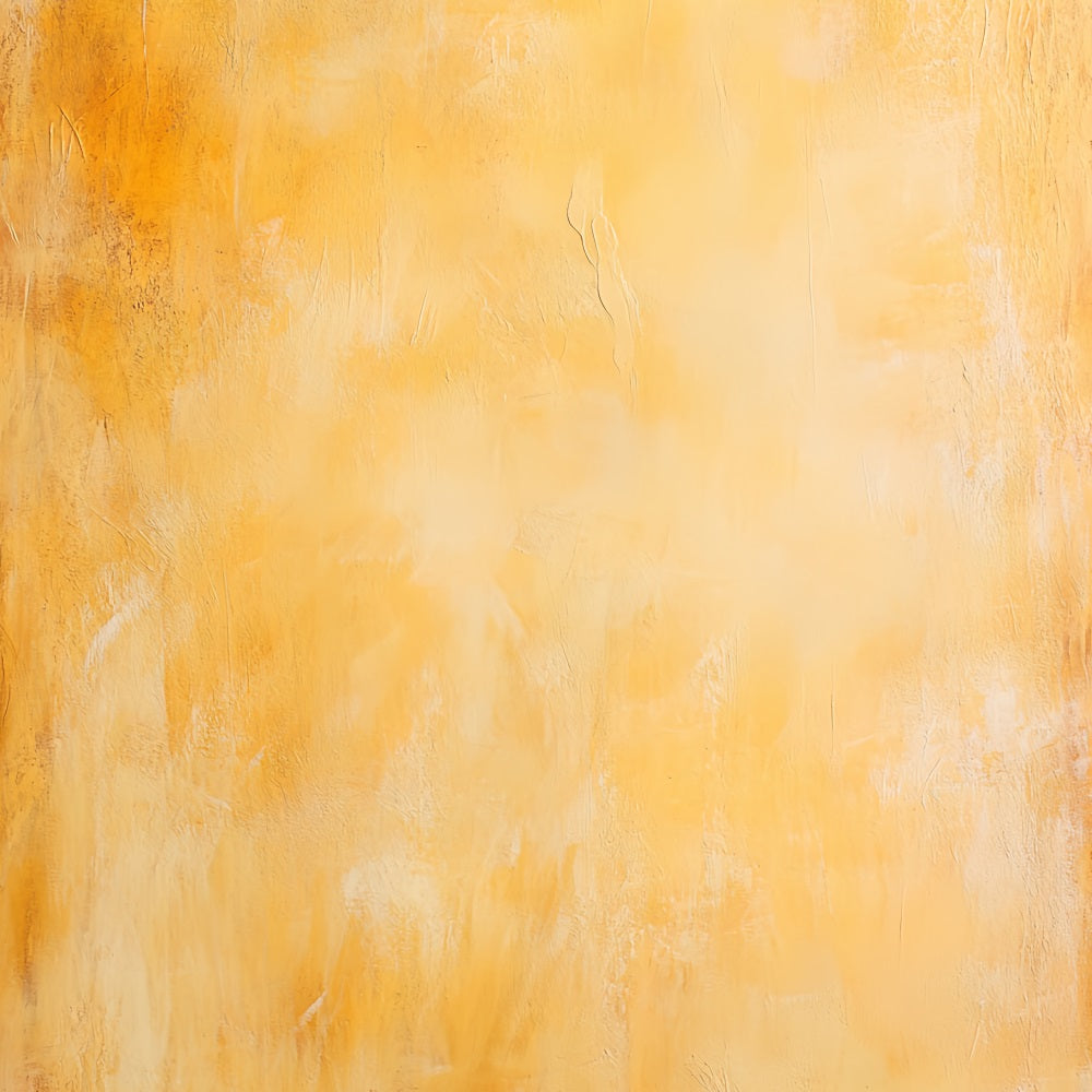 Yellow Backdrop Warm Amber Painted Texture Abstract Photo Backdrop CSH58-163