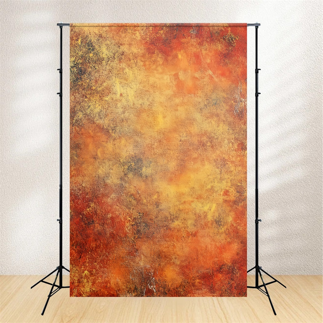 Orange Backdrop Fiery Rust Textured Surface Abstract Textured Backdrop CSH58-171