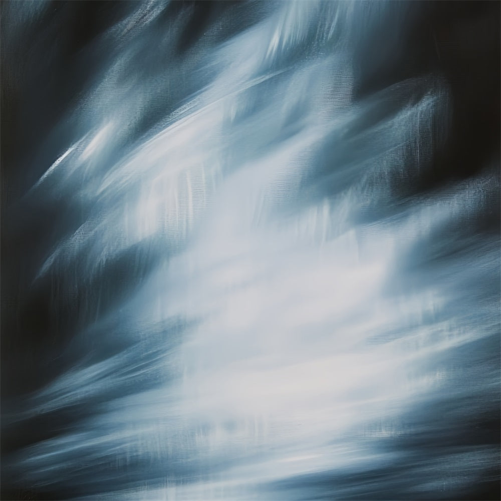 Teal Backdrop Blue Streak Light Motion Abstract Photography Backdrop CSH58-174