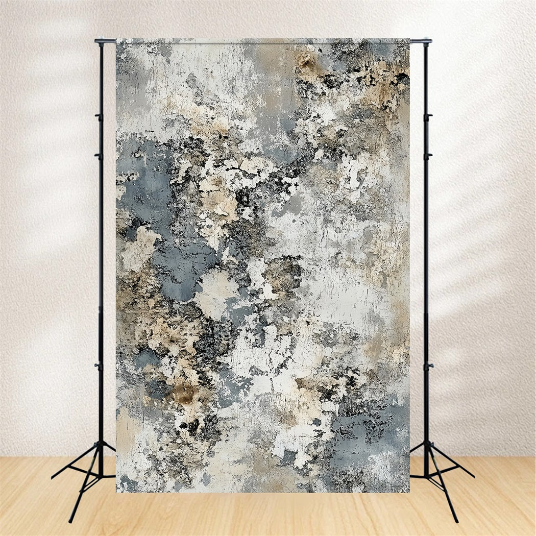 Grunge Backdrop Weathered Stone Concrete Cracks Abstract Photography Backdrops CSH58-180