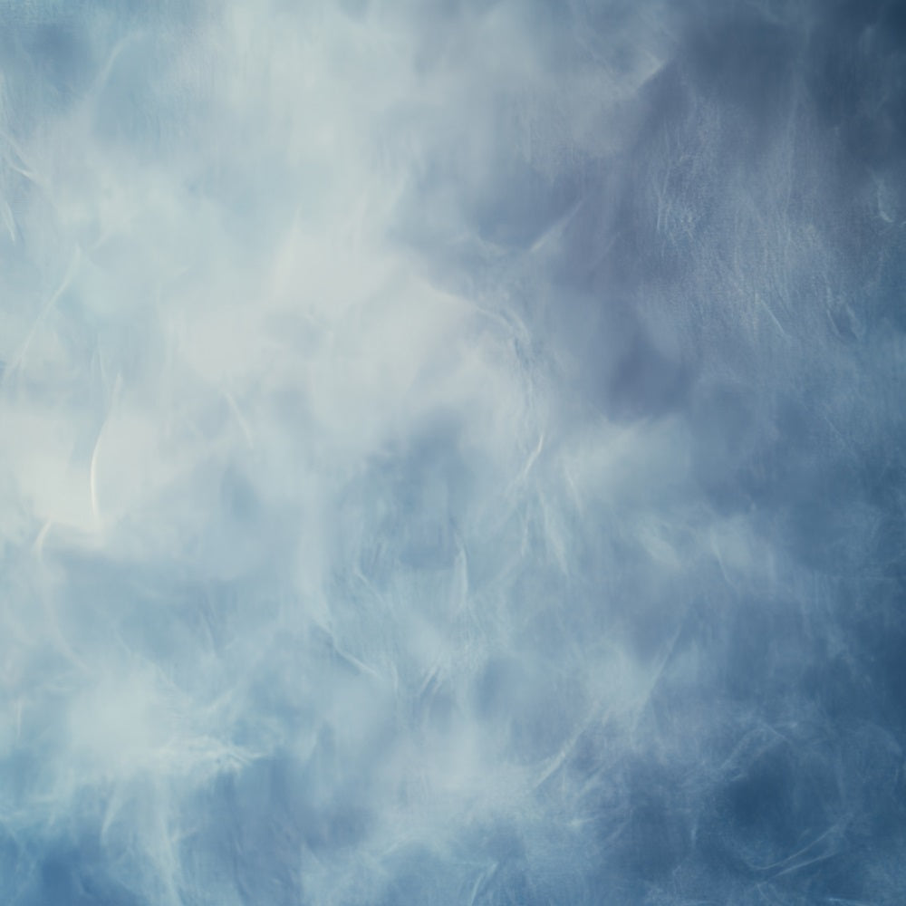 Yearbook Backdrop Soft Cloudy Blue Layers Abstract Backdrops CSH58-183