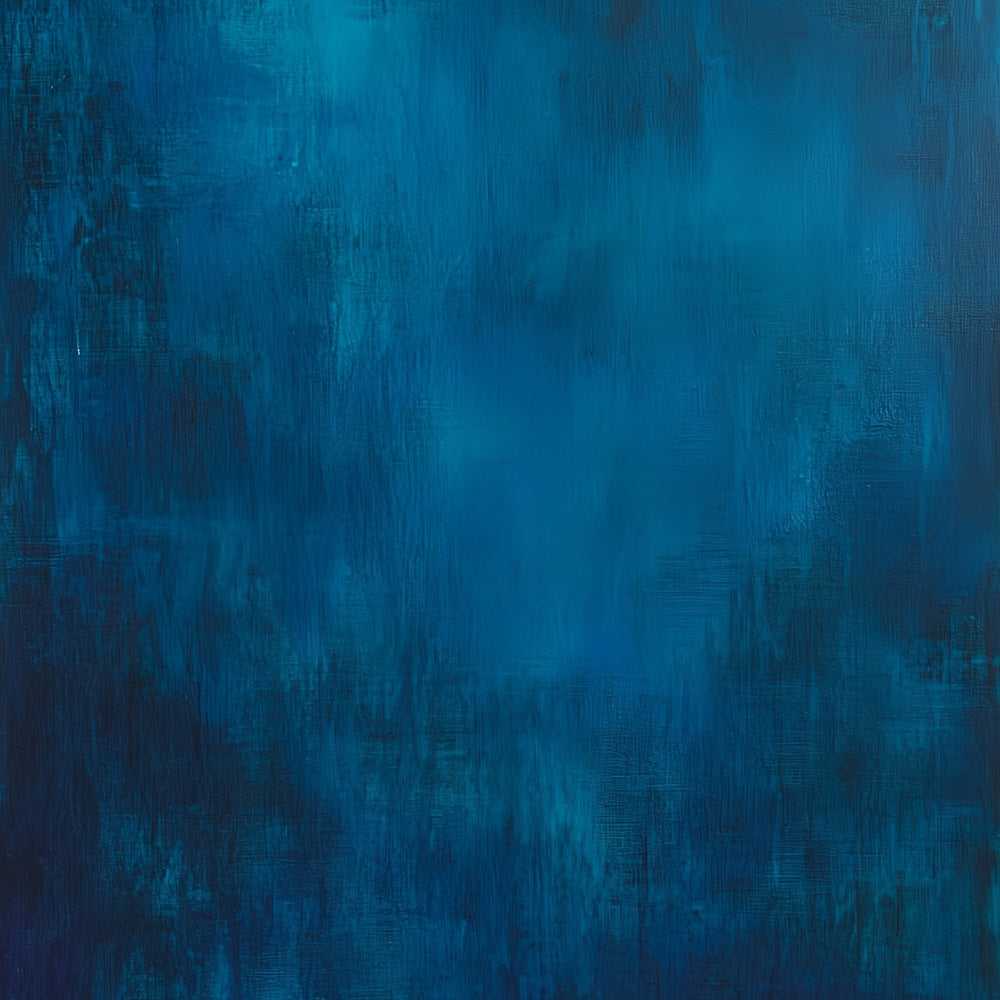 Yearbook Backdrop Moody Ocean Blue Strokes Abstract Photography Backdrop CSH58-184