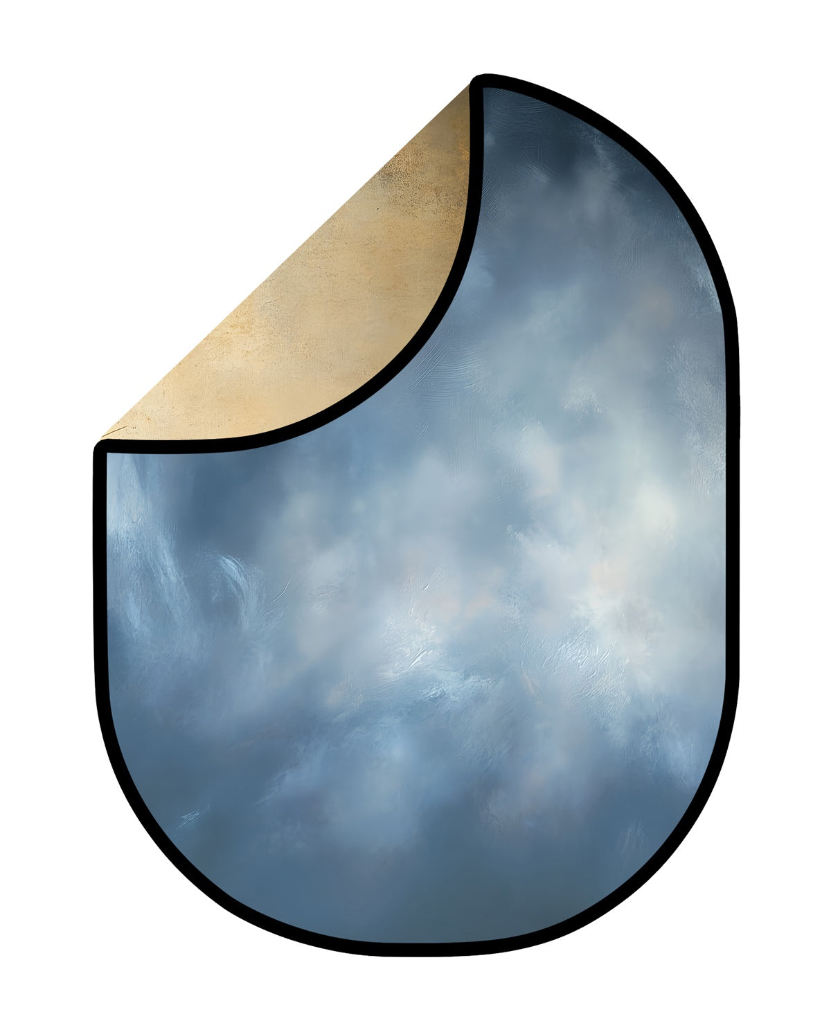 Self Tape Backdrop Rustic Cream Blue Fog Backdrop CSH58-3