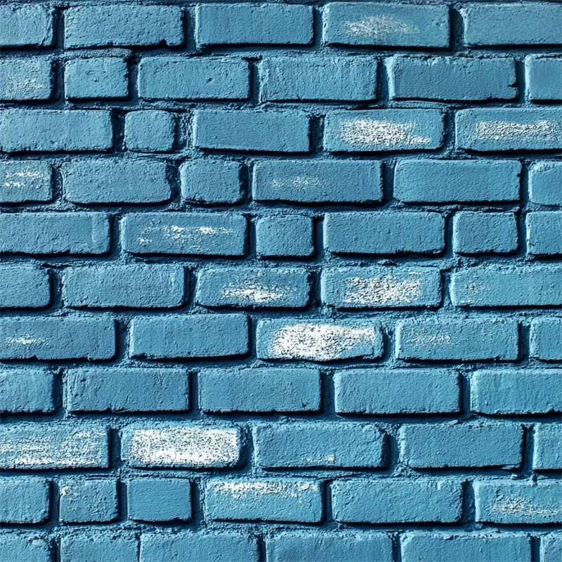 Brick Backdrop Photography Faded Indigo Street Wall Backdrop CSH6-160