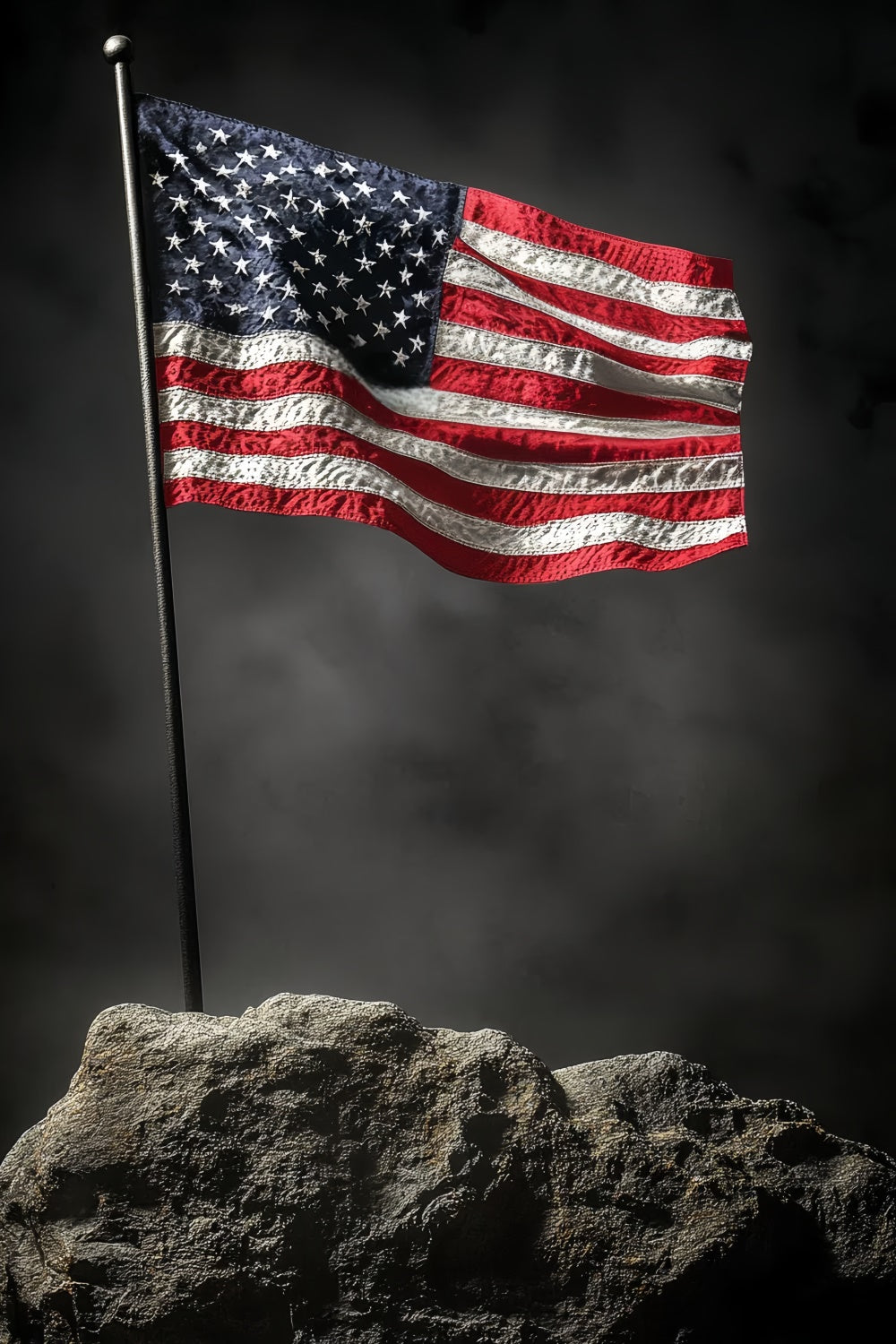 American Flag Photo Backdrop Standing Strong Flag Backdrop CSH6-2