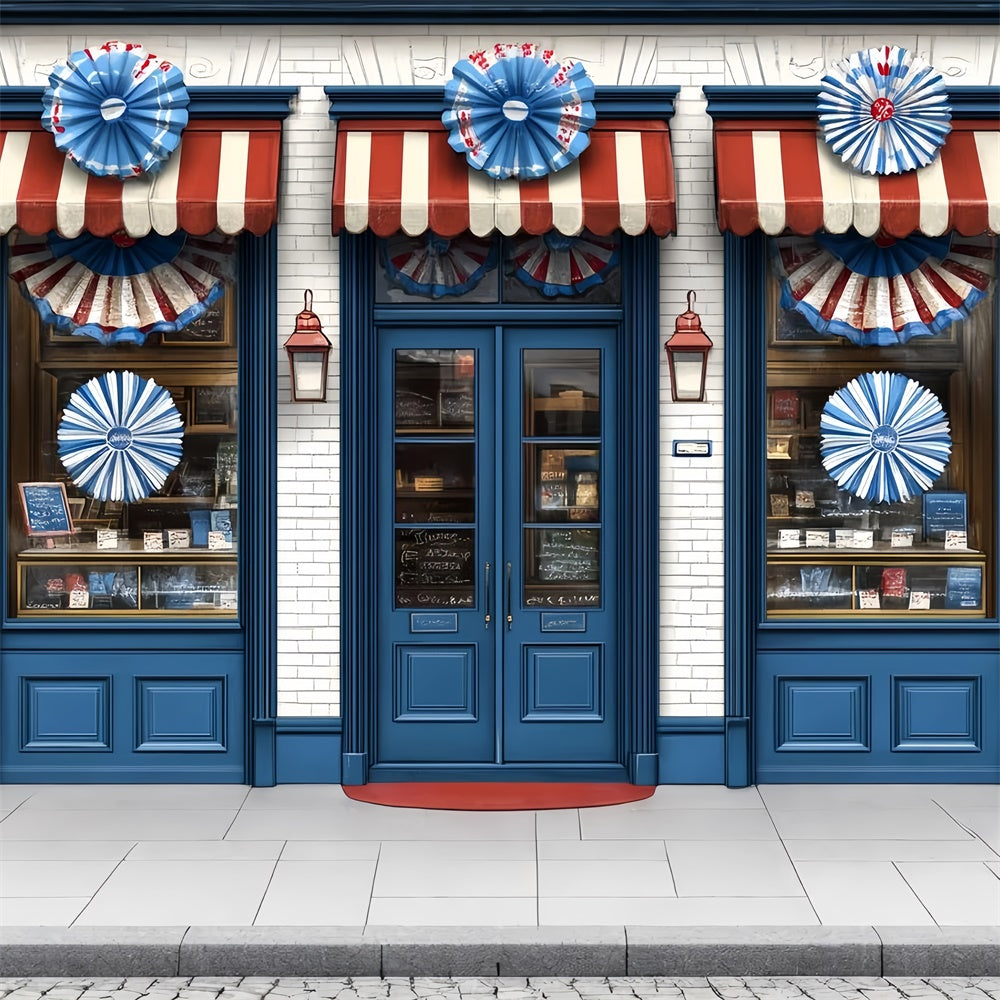 4th of July Backdrops Patriotic Window Display Backdrop CSH6-26