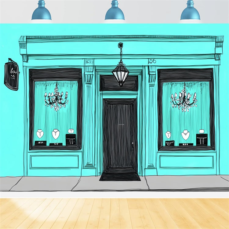 Cake Smash Backdrops Sketch Style Boutique Backdrop CSH6-294