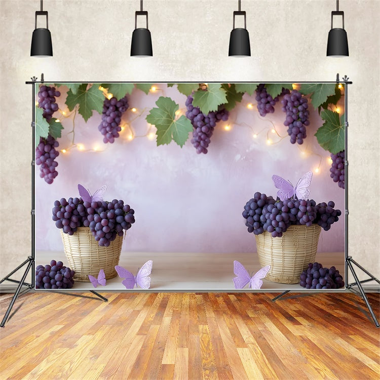 Cake Photography Backdrops Grape Vine Bliss Backdrop CSH6-317