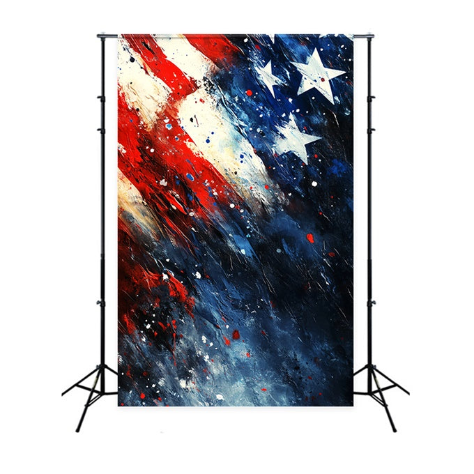 Independence Day Backdrops Abstract Freedom Splash Backdrop CSH6-4