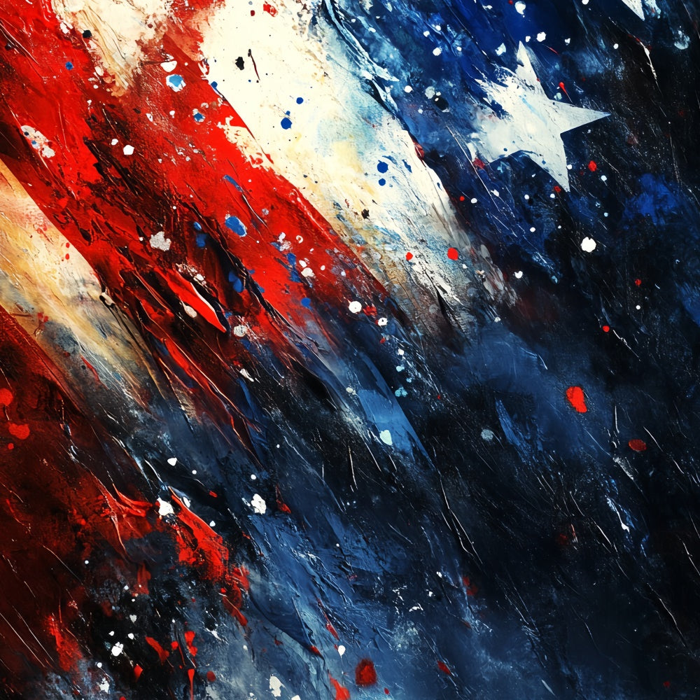 Independence Day Backdrops Abstract Freedom Splash Backdrop CSH6-4
