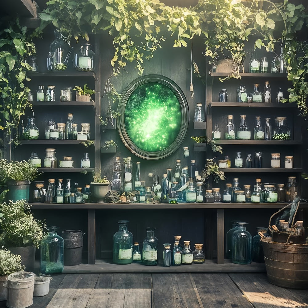 Halloween Backdrops Enchanted Potion Workshop Backdrop CSH6-91