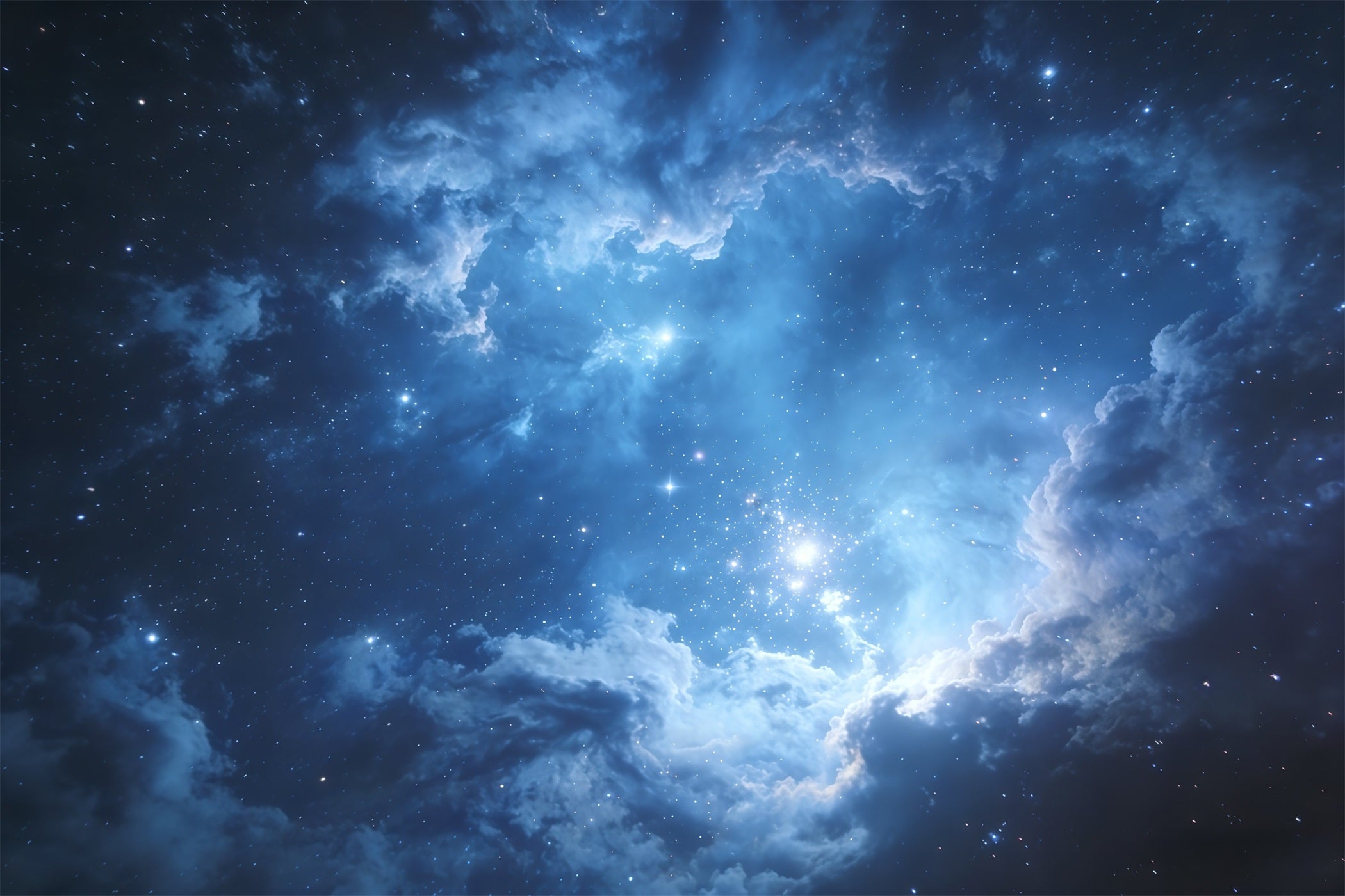 Sky Backdrop For Photography Blue Cosmic Star Space Cloud Backdrops CSH62-125