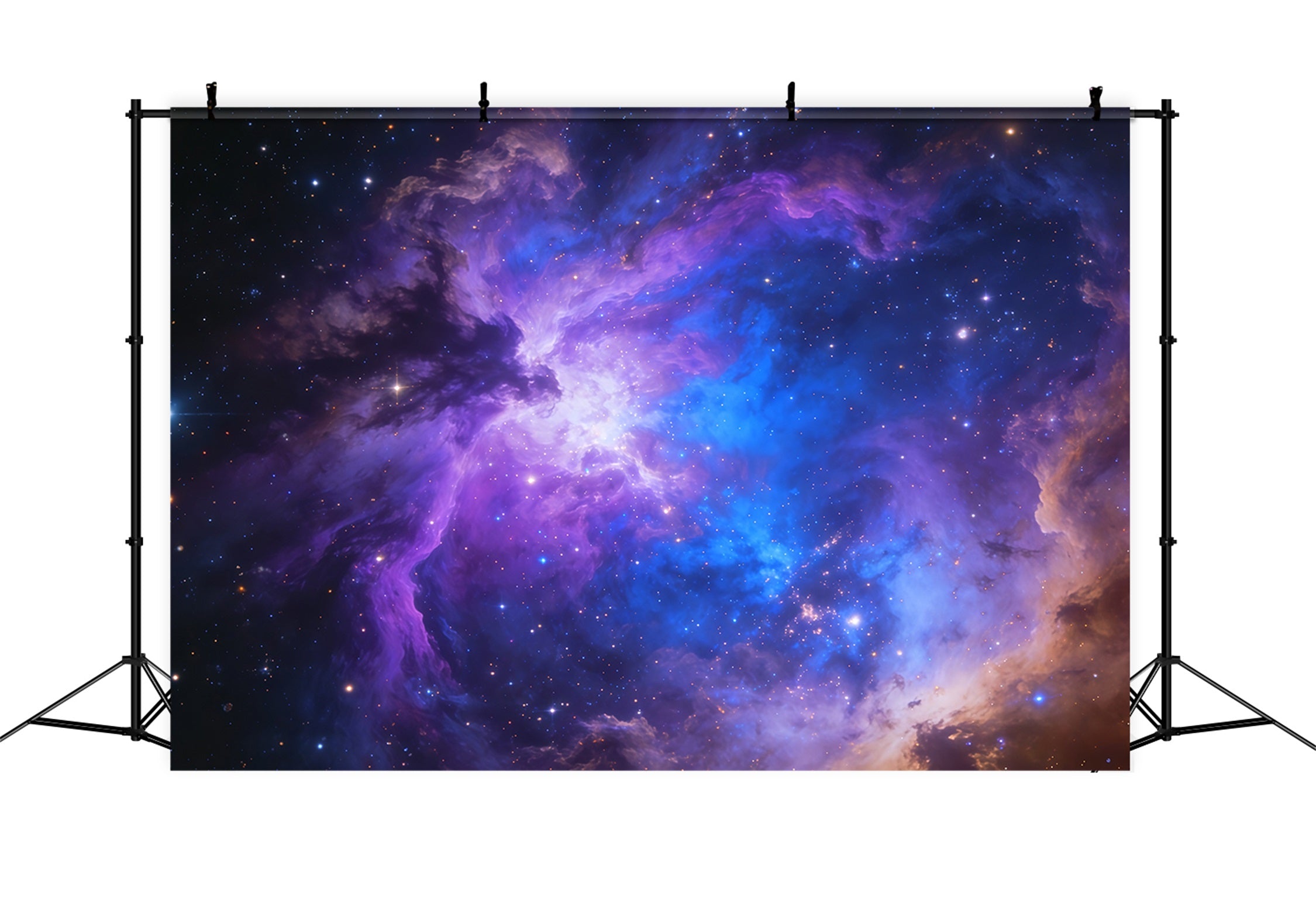 Sky Backdrops Purple Blue Cosmic Nebula Clouds Photography Backdrop CSH62-128