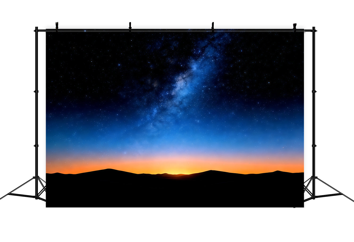 Sky Photo Backdrop Milky Way Horizon Gradient Clouds Backdrop CSH62-131