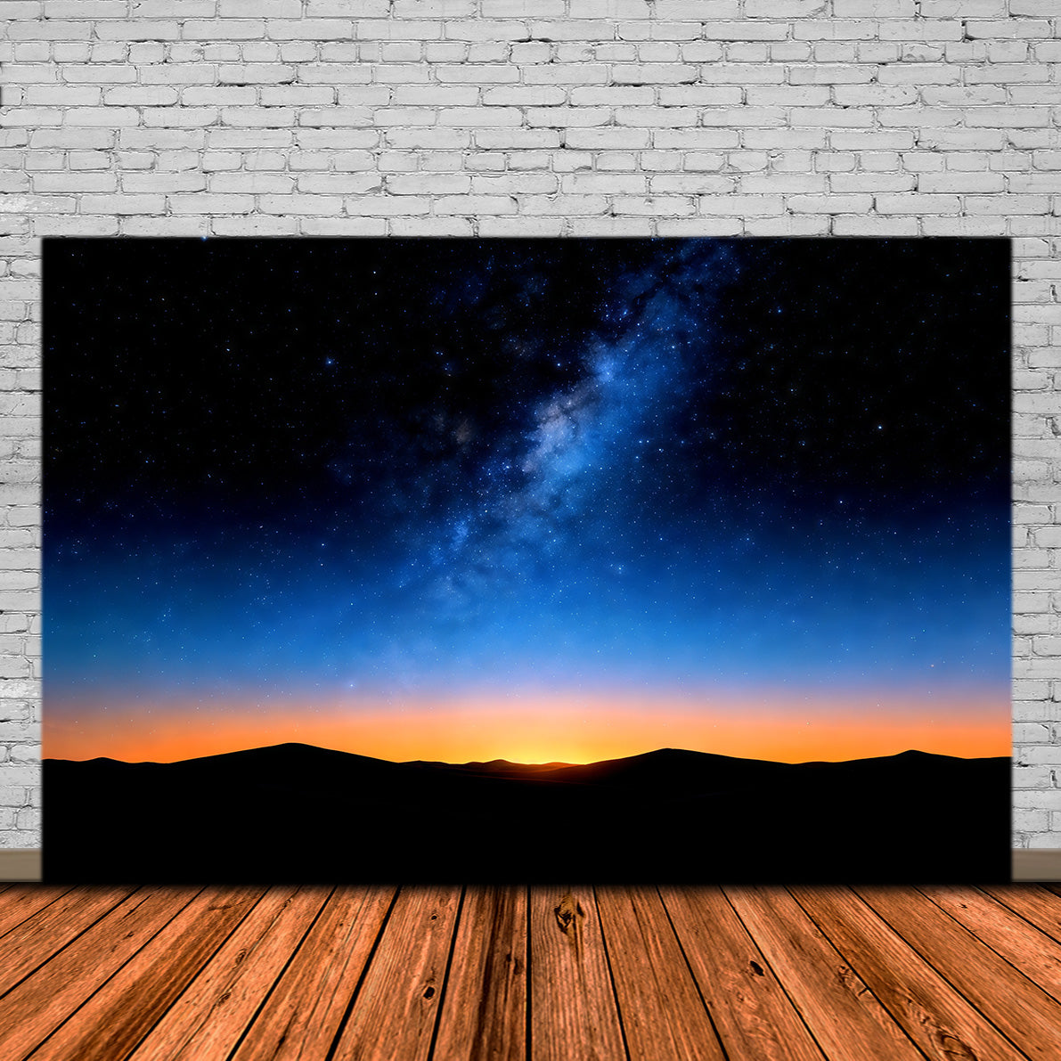 Sky Photo Backdrop Milky Way Horizon Gradient Clouds Backdrop CSH62-131