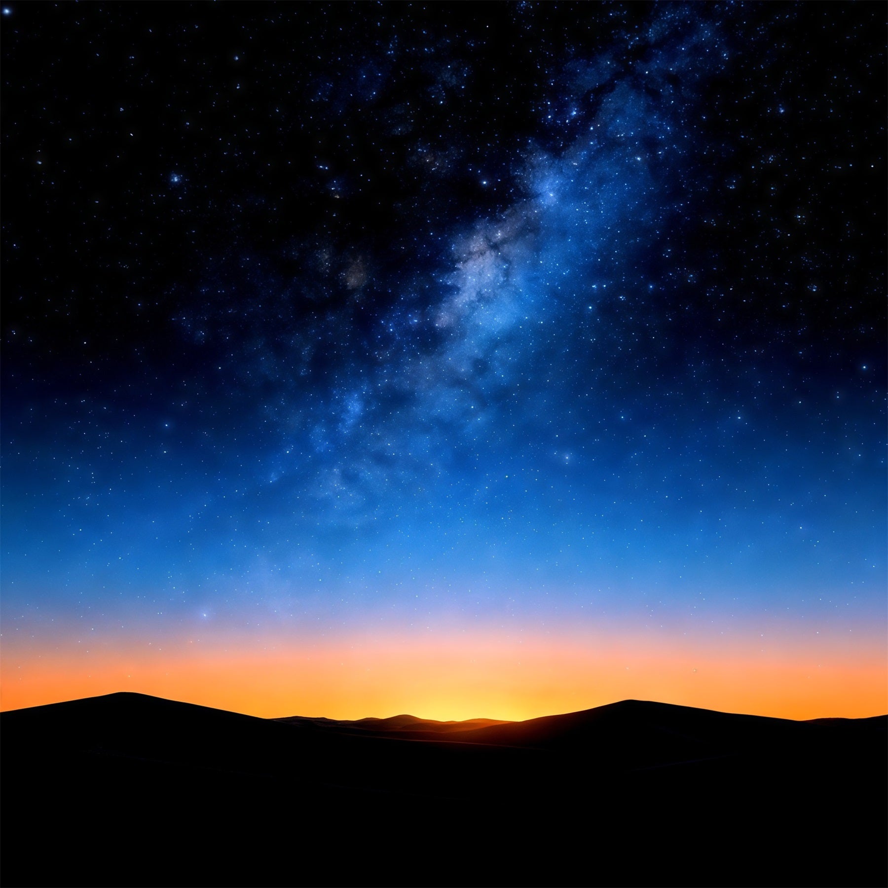 Sky Photo Backdrop Milky Way Horizon Gradient Clouds Backdrop CSH62-131