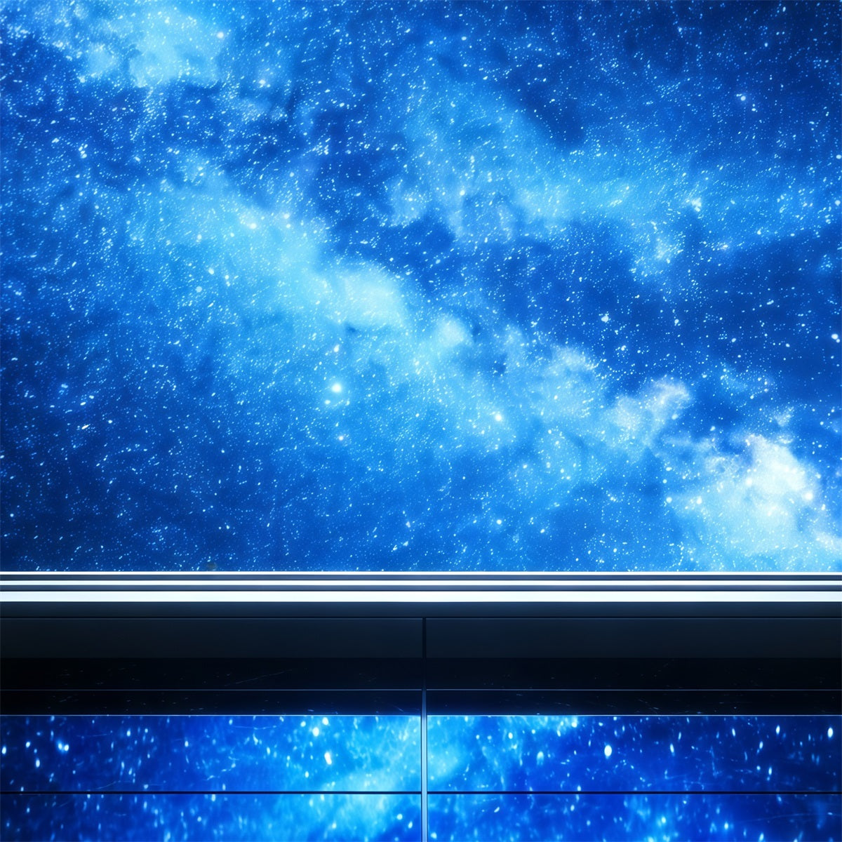 Sky Backdrop Photography Spaceship Window Star View Cloud Backdrops CSH62-132