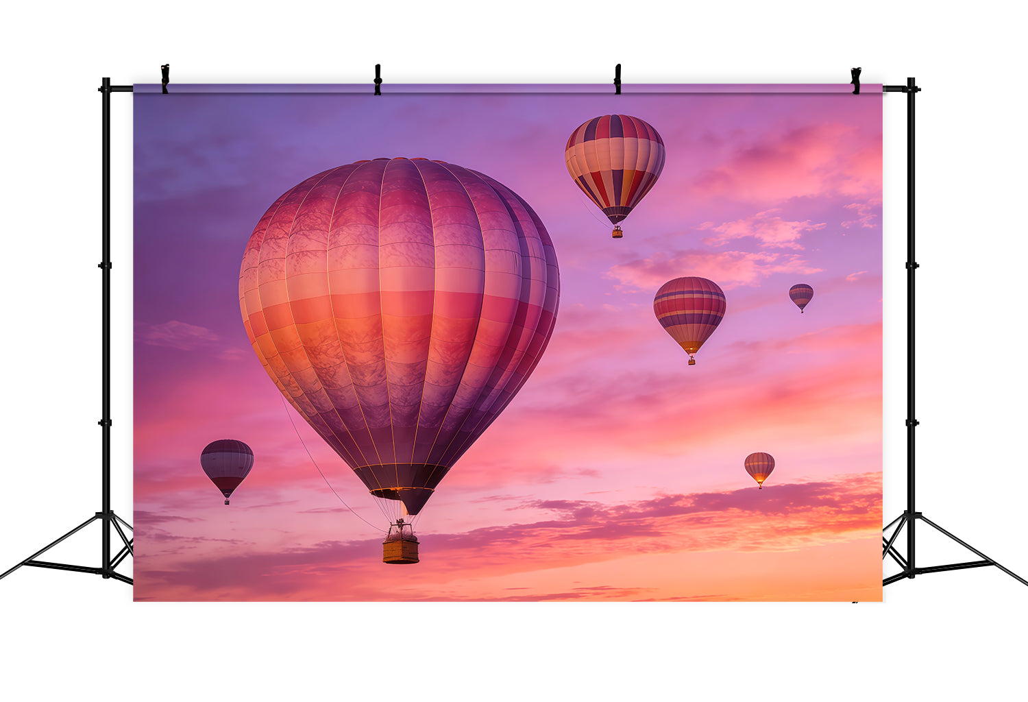 Sky Backdrops Pastel Hot Balloon Sunset Cloud Backdrop Photoshoot CSH62-139