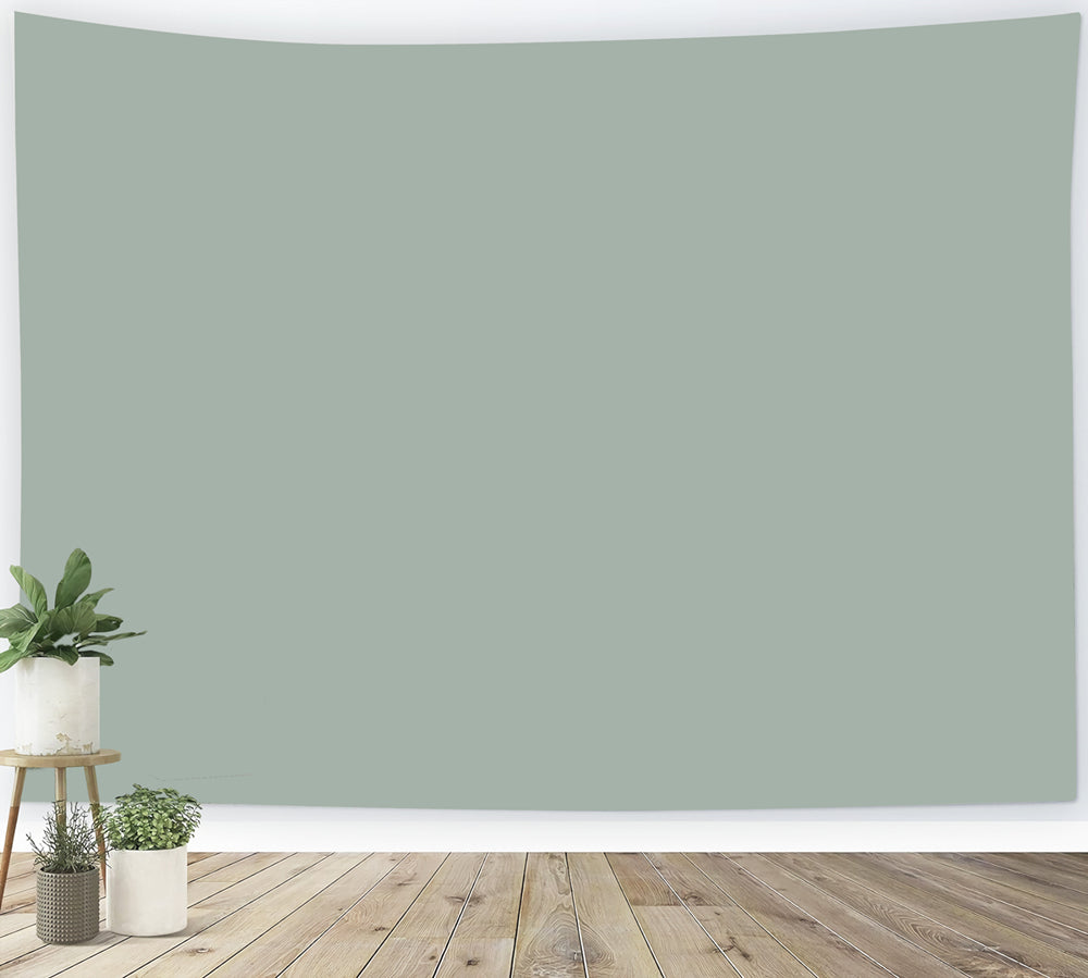 Greenery Backdrop Muted Sage Green Natural Calm Solid Color Backdrop CSH62-19