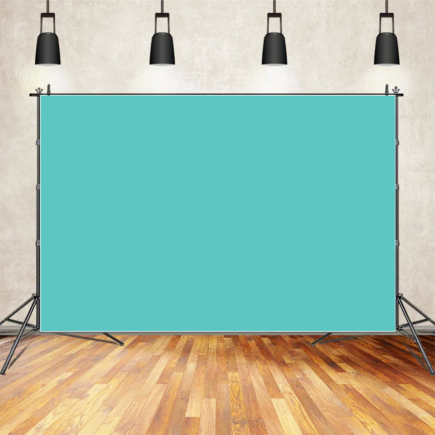 Green Photo Backdrop Bright Turquoise Aqua Vibrant Solid Color Backdrop CSH62-21