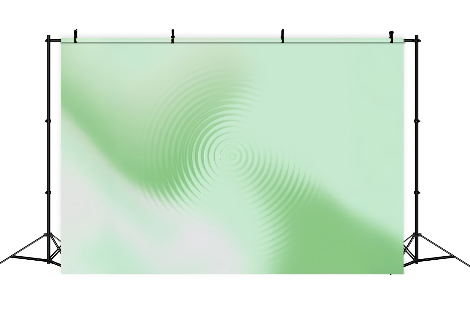 Photo Gradient Backdrop Mint Green Ripple Glow Backdrop For Professional Headshot CSH62-37