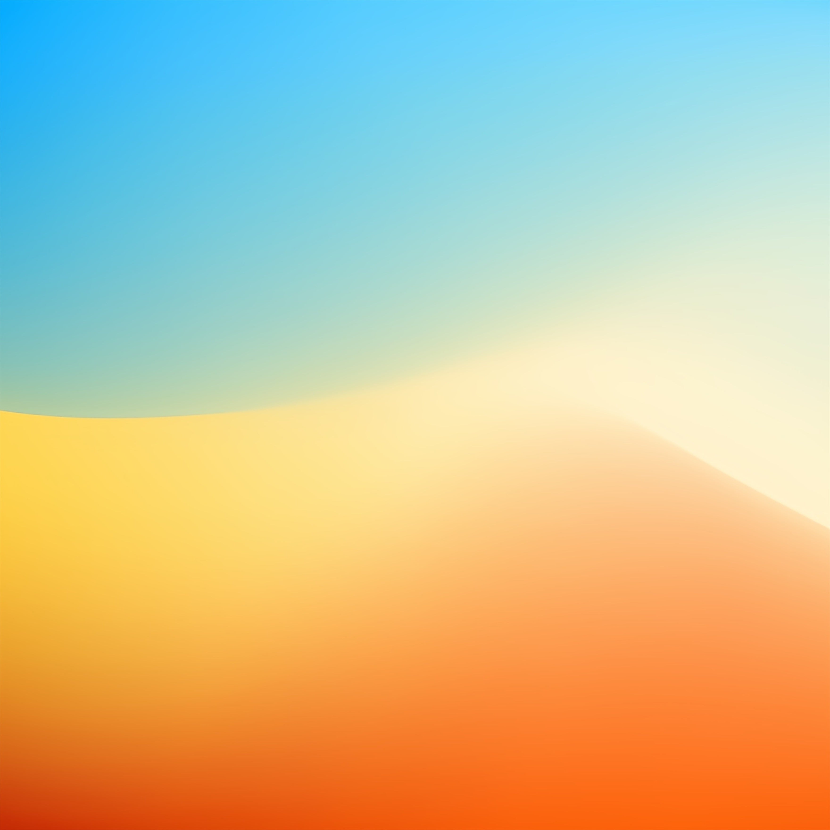 Gradient Photo Backdrop Sky Blue Amber Yellow Waves Backdrop For Headshot CSH62-41