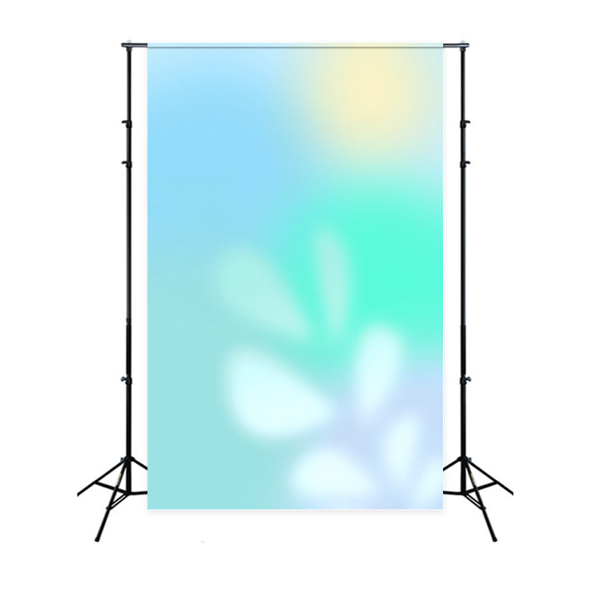 Gradient Photography Backdrop Soft Aqua Green Blue Glow Best Backdrops For Headshots CSH62-43