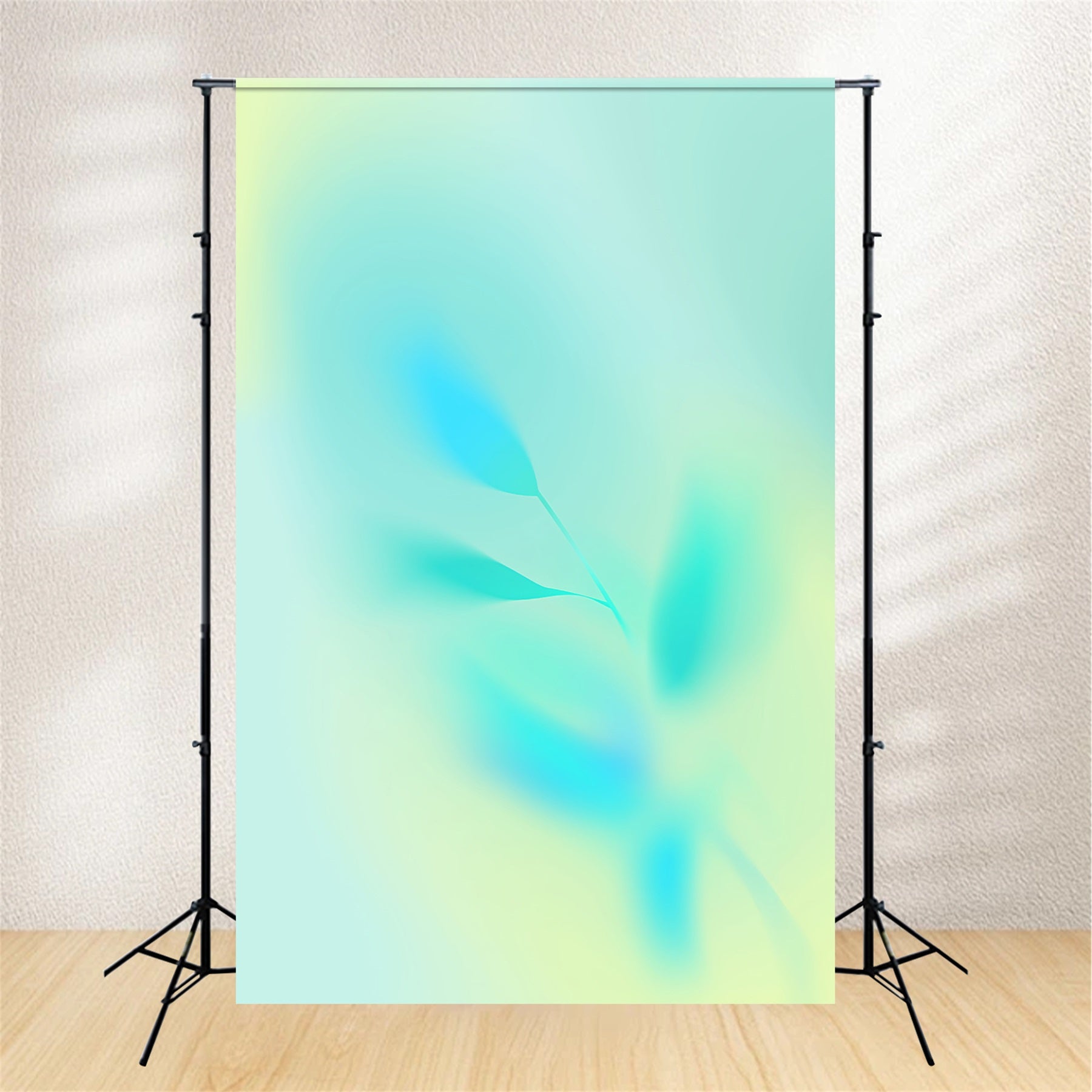 Gradient Backdrop Teal Green Blue Diffusion Professional Backdrop For Headshot CSH62-44