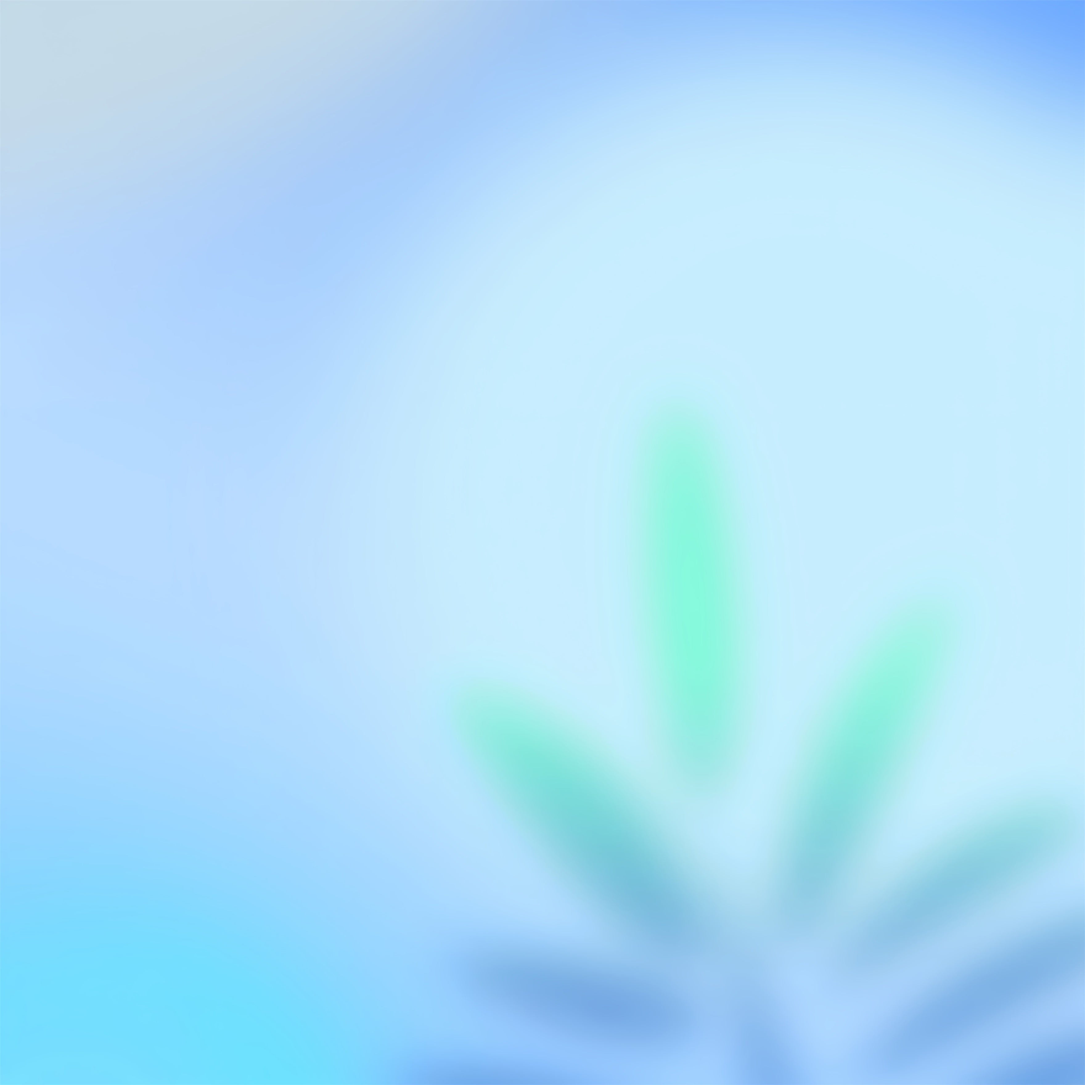 Photo Gradient Backdrop Soft Palm Green Blue Glow Backdrop For Professional Headshot CSH62-45