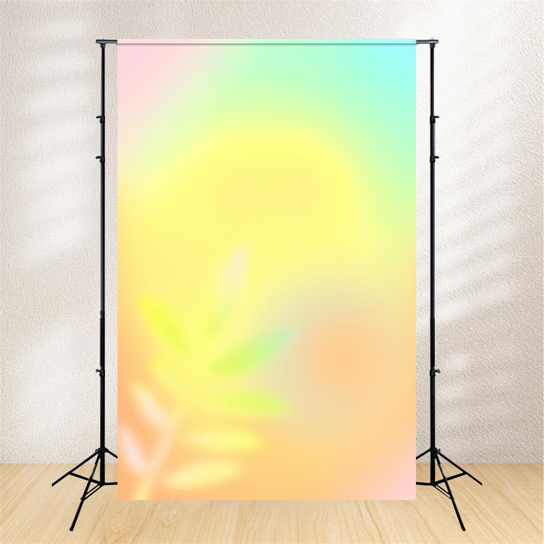 Gradient Photo Backdrop Sunrise Yellow Green Pink Blend Headshot Backdrop Ideas CSH62-46