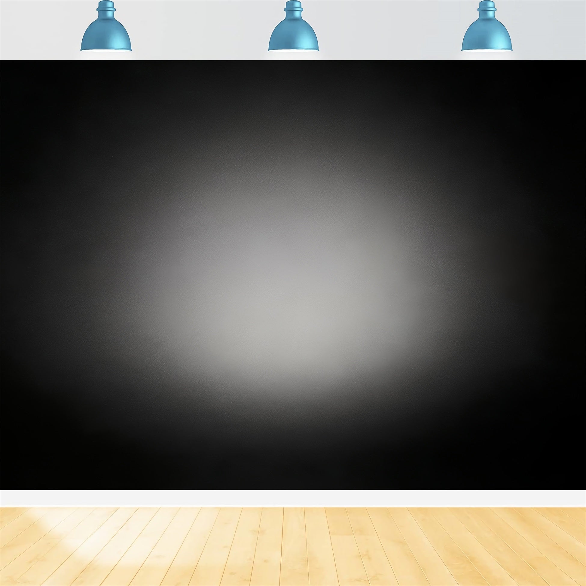 Grey Gradient Backdrop Soft Spotlight Dark Fade Professional Backdrop For Headshot CSH62-54