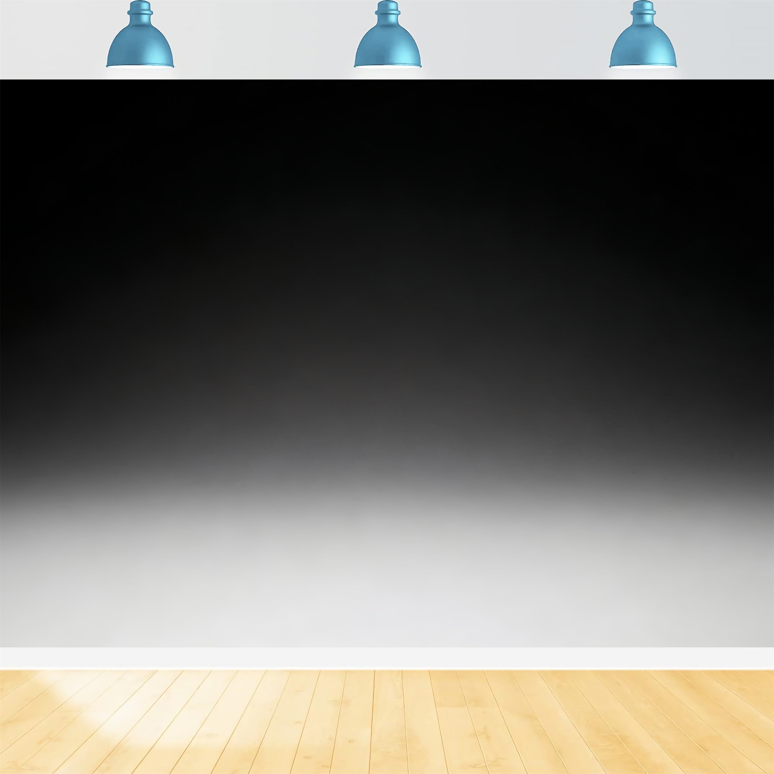 White Gradient Backdrop Deep Black White Horizon Best Backdrop For Headshots CSH62-56