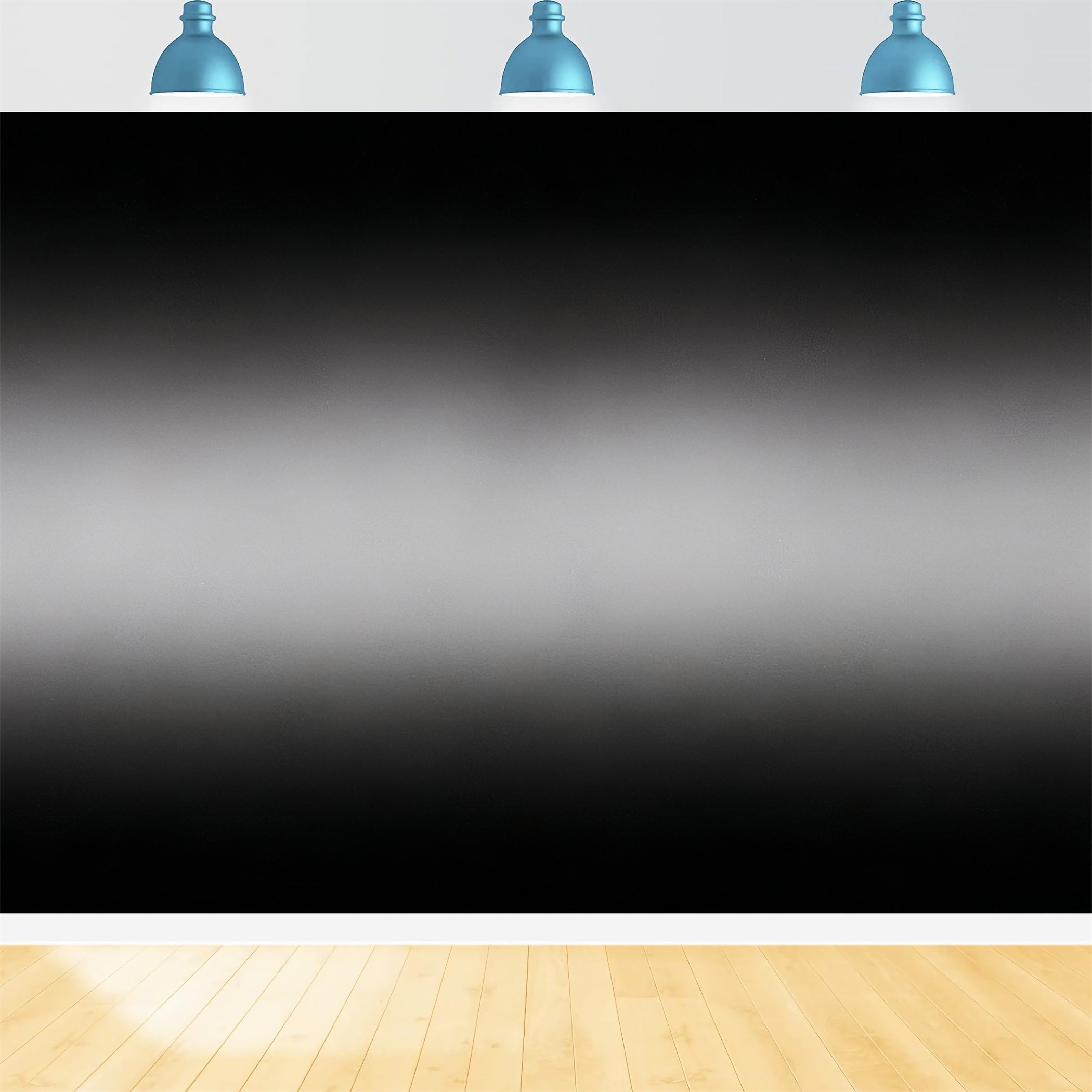 White Gradient Backdrop Midnight Silver Horizon Fade Backdrop For Headshot CSH62-57