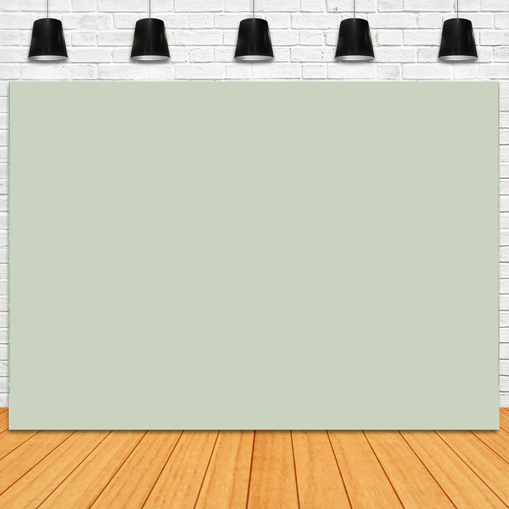 Green Backdrop Gentle Sage Green Natural Shade Solid Color Photo Backdrops CSH62-8